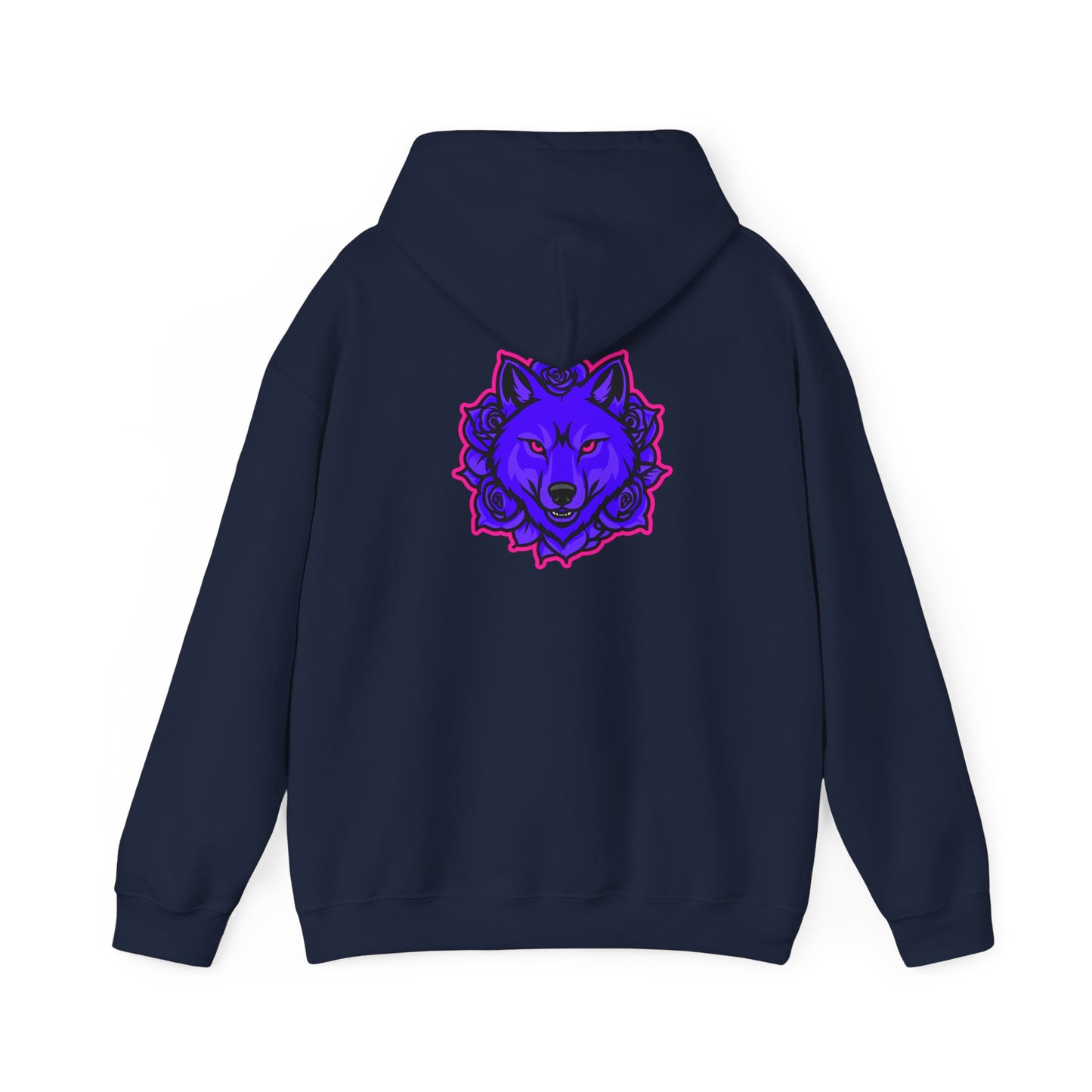 BadWolfRose Back Print Unisex Hoodie