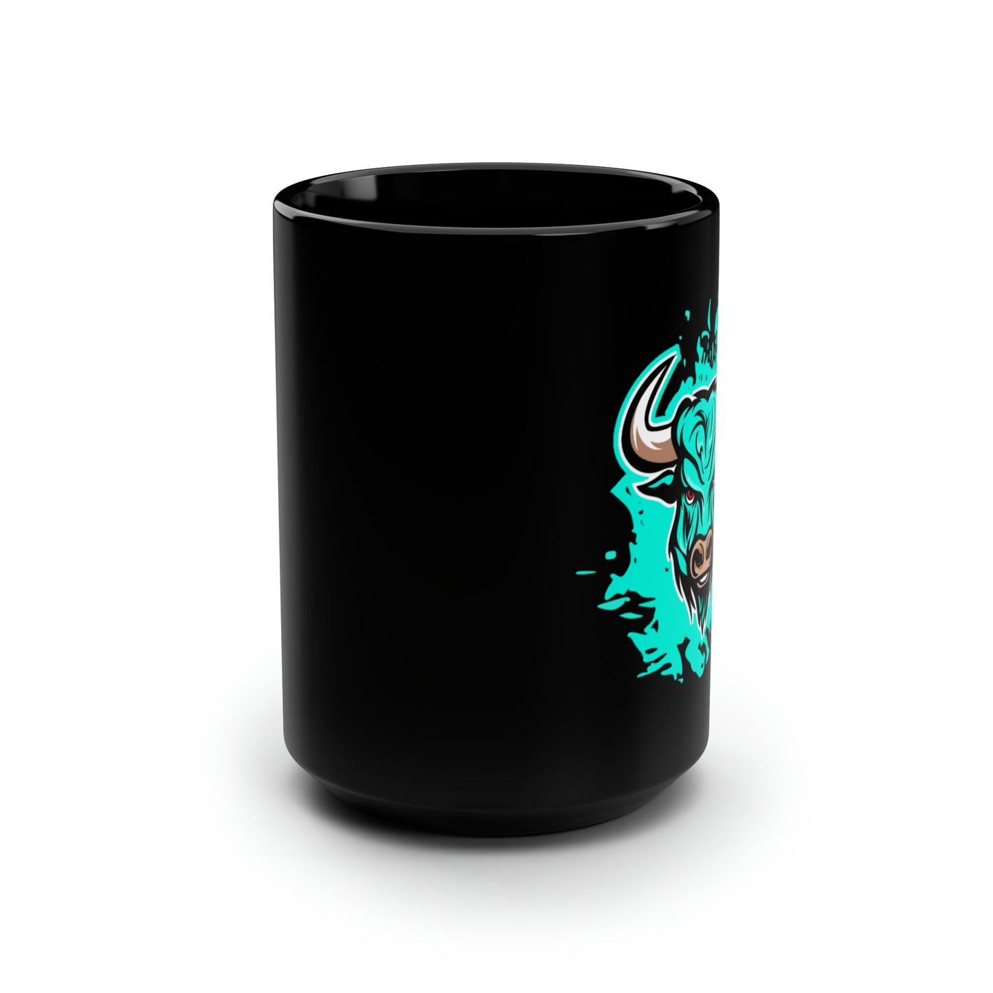 Rocky Buffulo Black Mug, 15oz