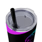Kraven Quills Skinny Tumbler with Straw, 20oz