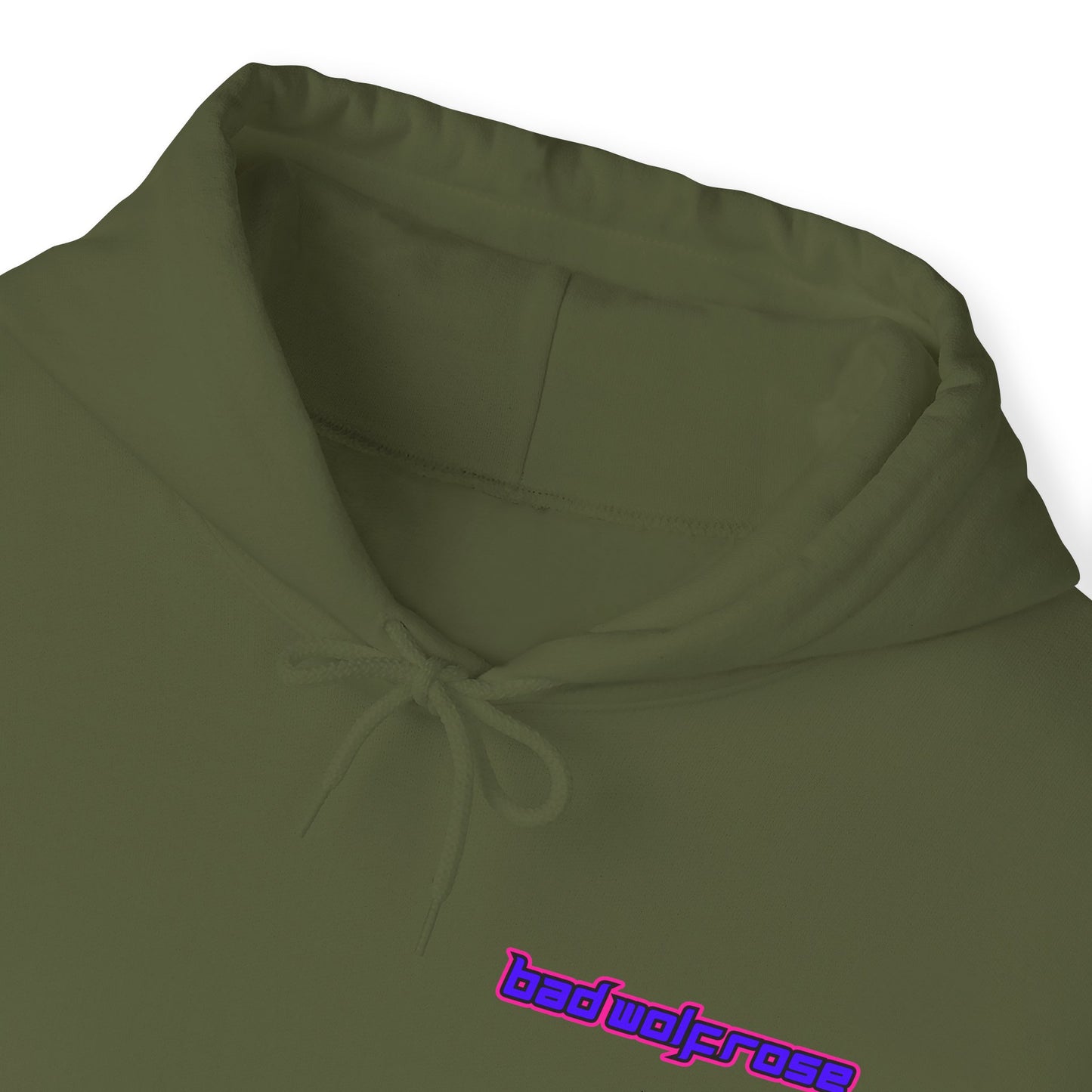 BadWolfRose Back Print Unisex Hoodie