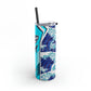 Casual Shark Skinny Matte Tumbler, 20oz