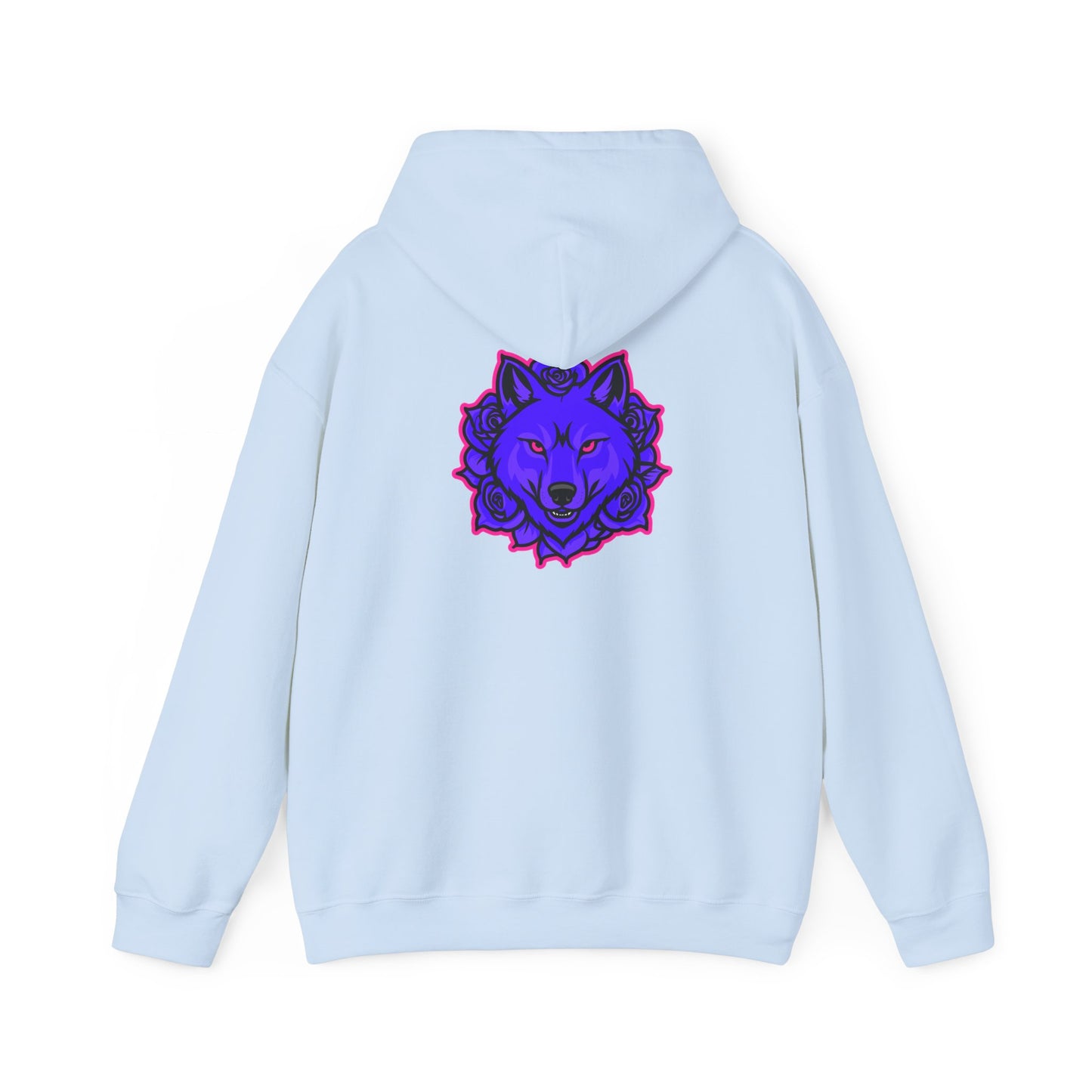 BadWolfRose Back Print Unisex Hoodie