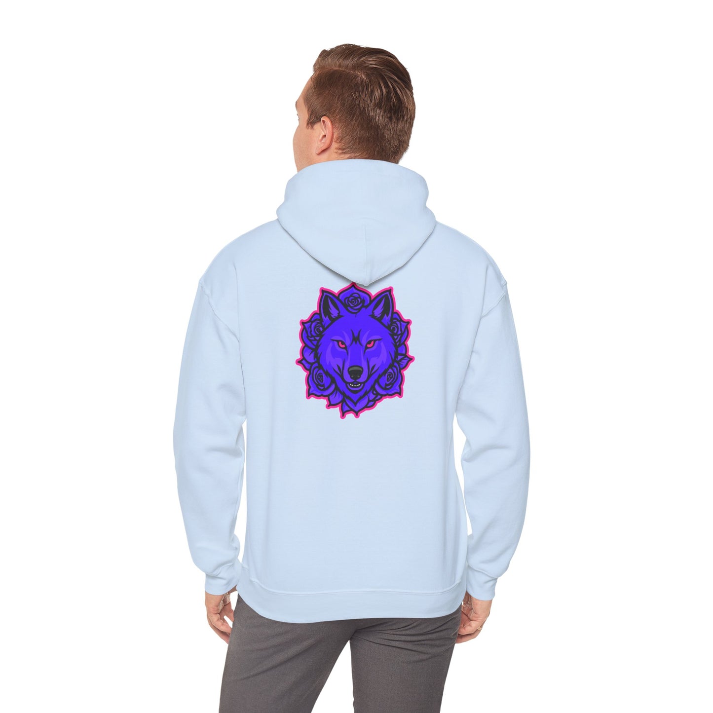 BadWolfRose Back Print Unisex Hoodie
