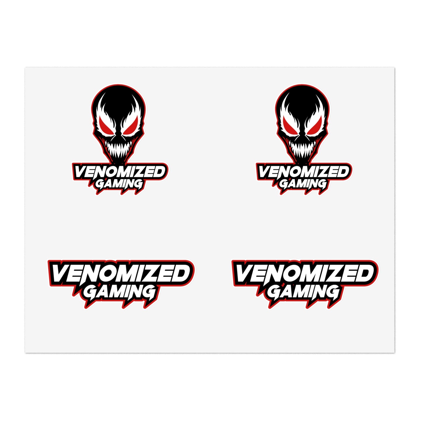 Venomized Gaming Sticker Sheets