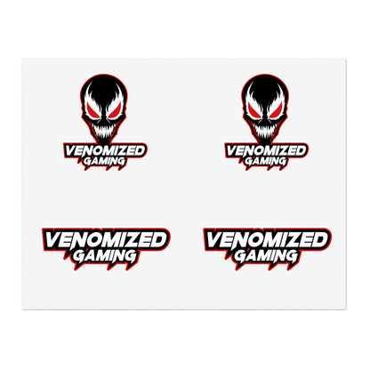Venomized Gaming Sticker Sheets