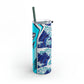 Casual Shark Skinny Matte Tumbler, 20oz