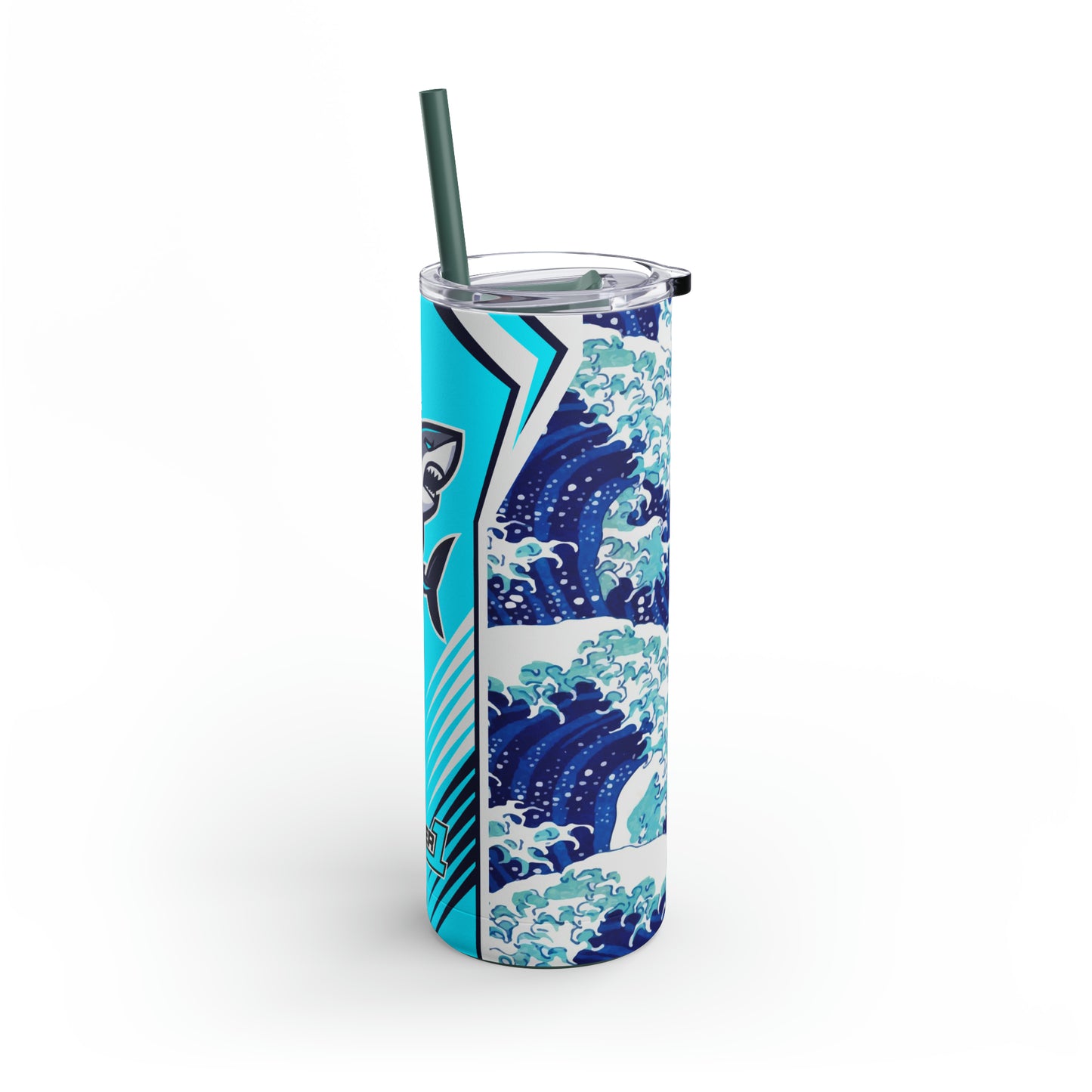 Casual Shark Skinny Matte Tumbler, 20oz