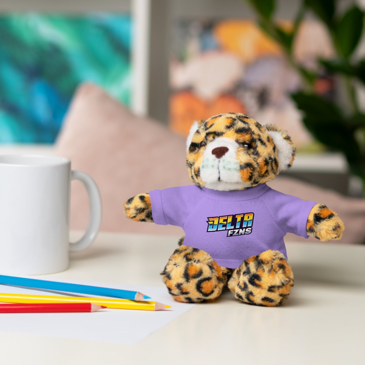 Delta FZNS Text Stuffed Animals with Tee