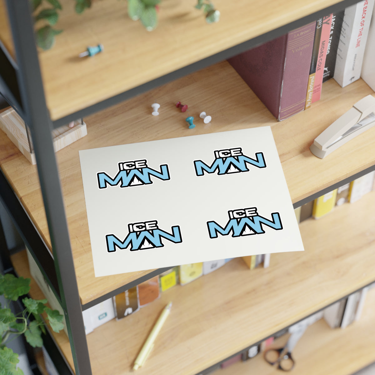 Sticker Ice Man IceMan Sticker Sheets – Player1Apparel