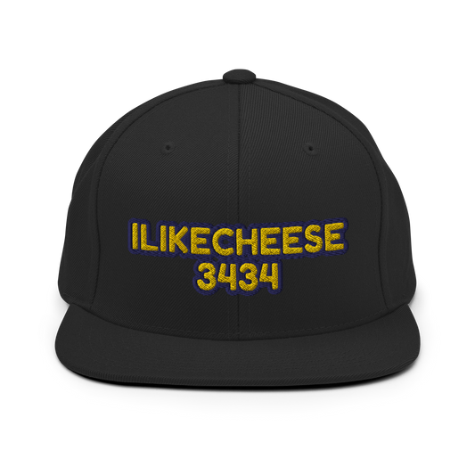 ILikeCheese3434 Snapback Hat