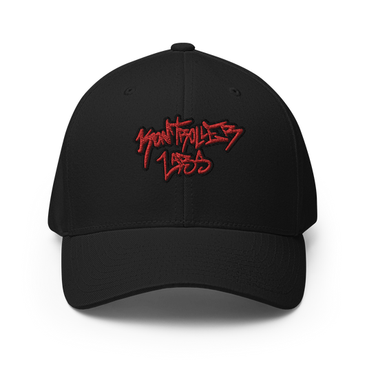 Kontroller Labs Black/Red Graffiti Flex Fit Hat