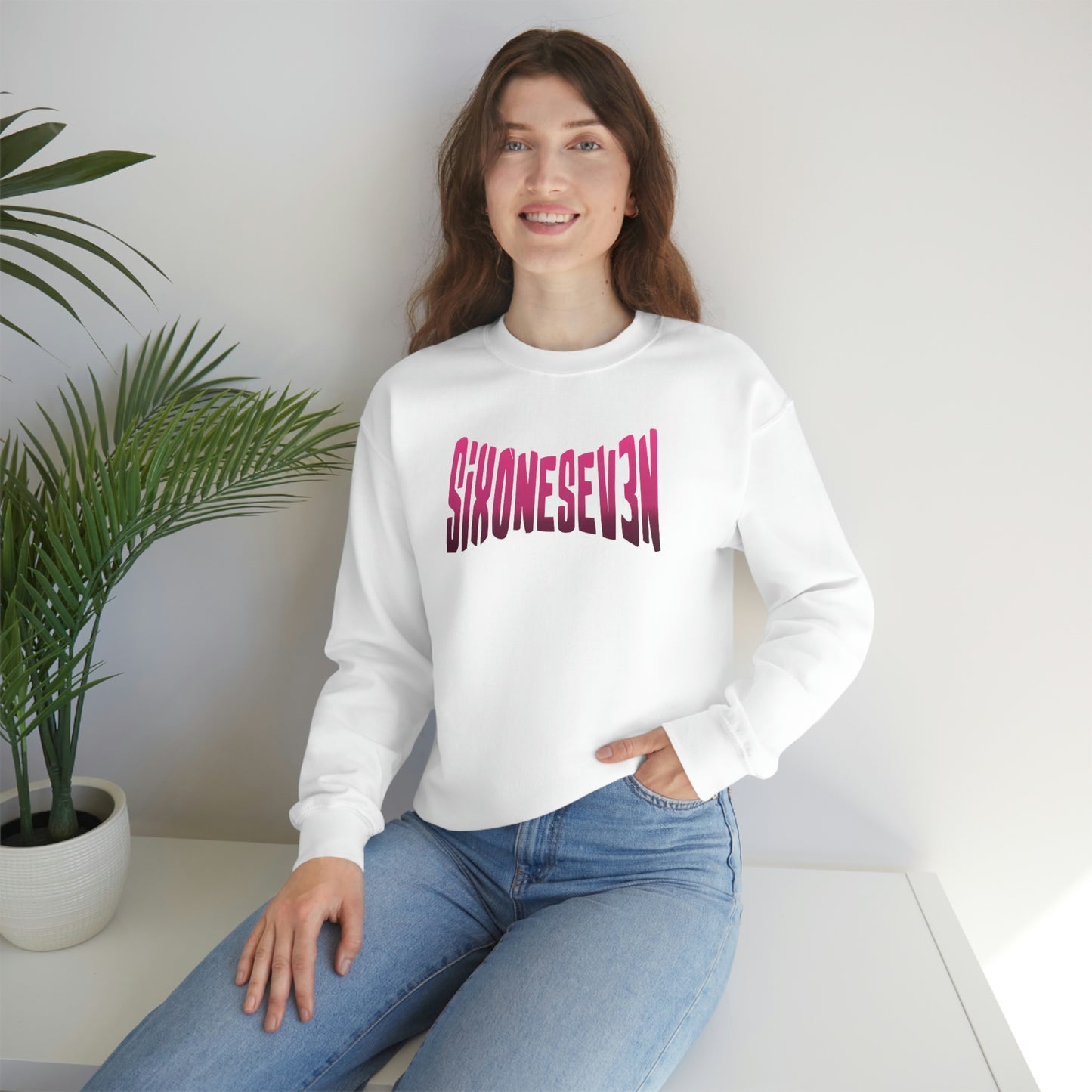 SixOneSev3n Text Unisex Sweatshirt