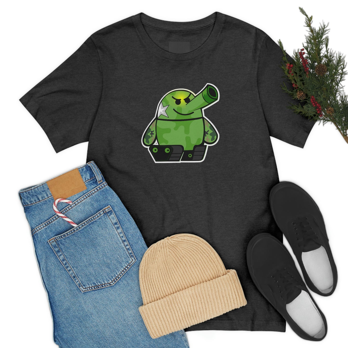 Smarmy Tank Cartoon Unisex T-shirt
