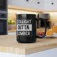 Straight Outta Lumber Black Mug, 15oz