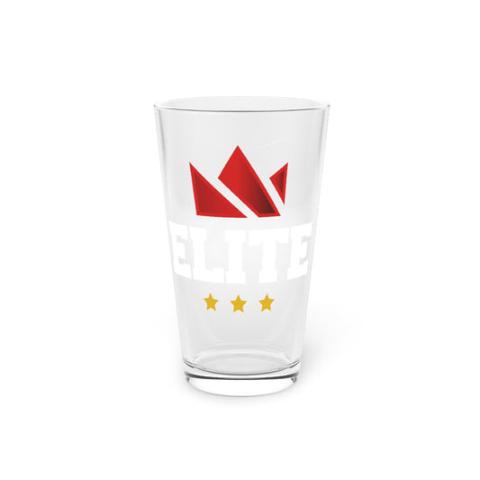EliteTeam.Tv Pint Glass, 16oz