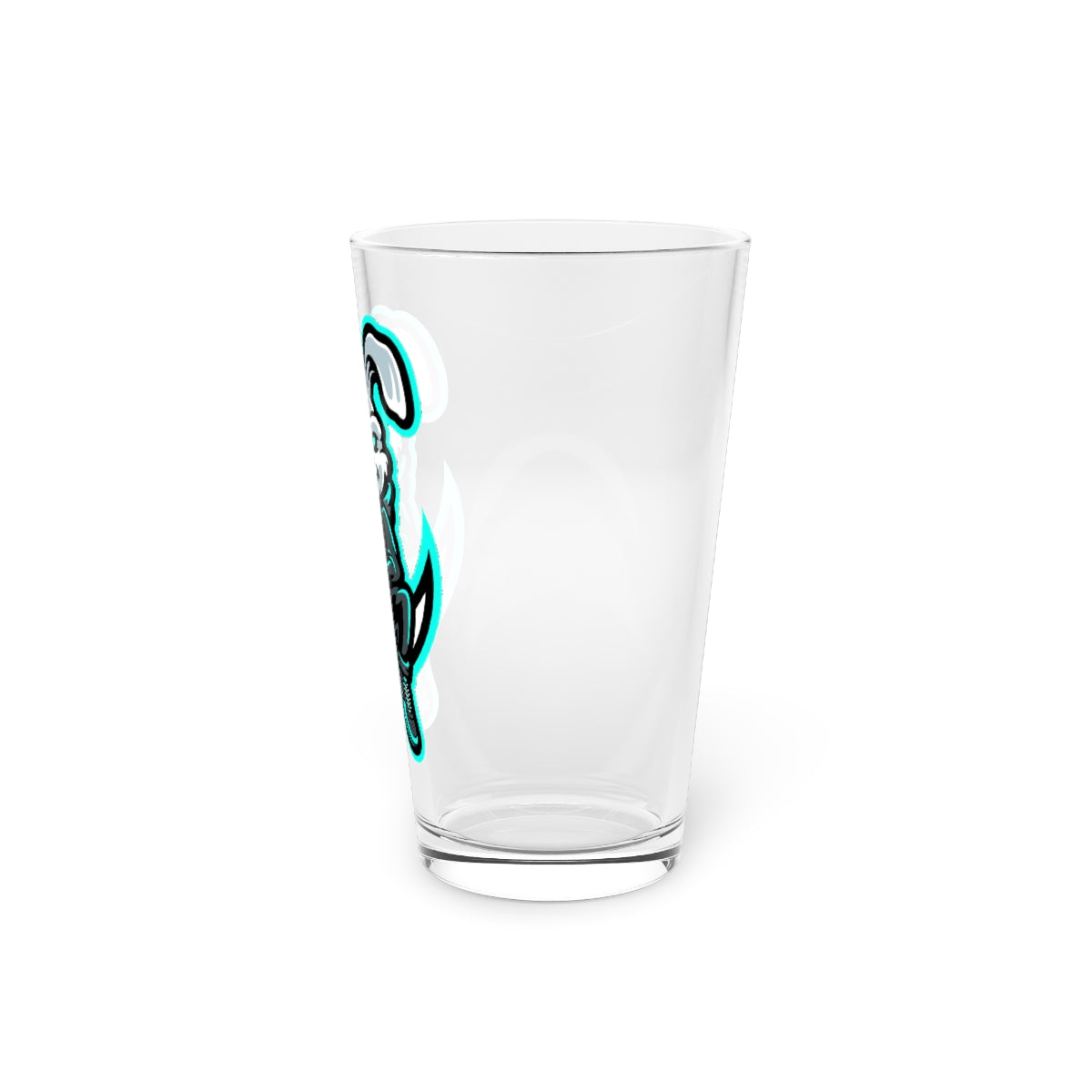 JakeForty Rabbit Pint Glass, 16oz