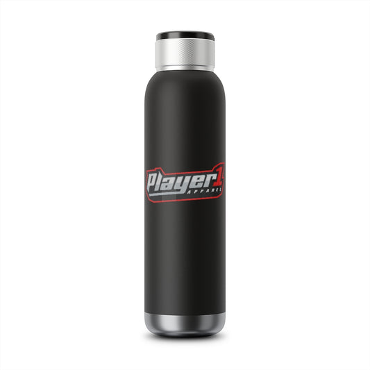 Player1Apparel Soundwave Copper Vacuum Audio Bottle 22oz