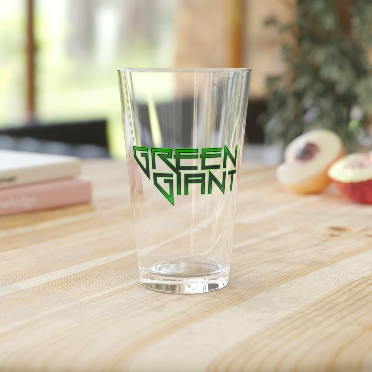 Green Giant Pint Glass, 16oz