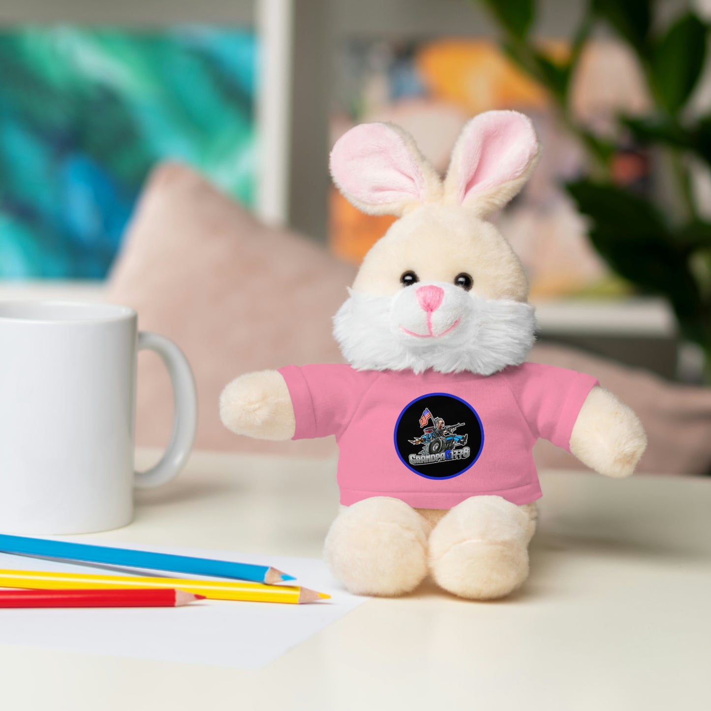 GrandpaG Round Logo Stuffed Animals with Tee