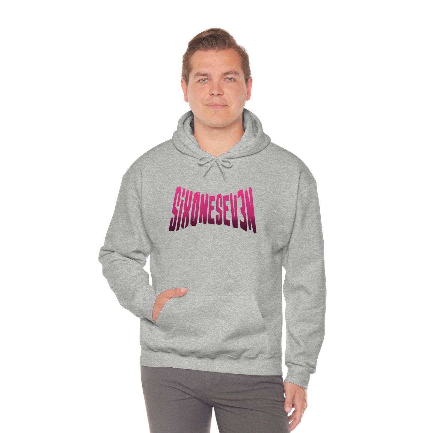 SixOneSev3n Text Unisex Hoodie