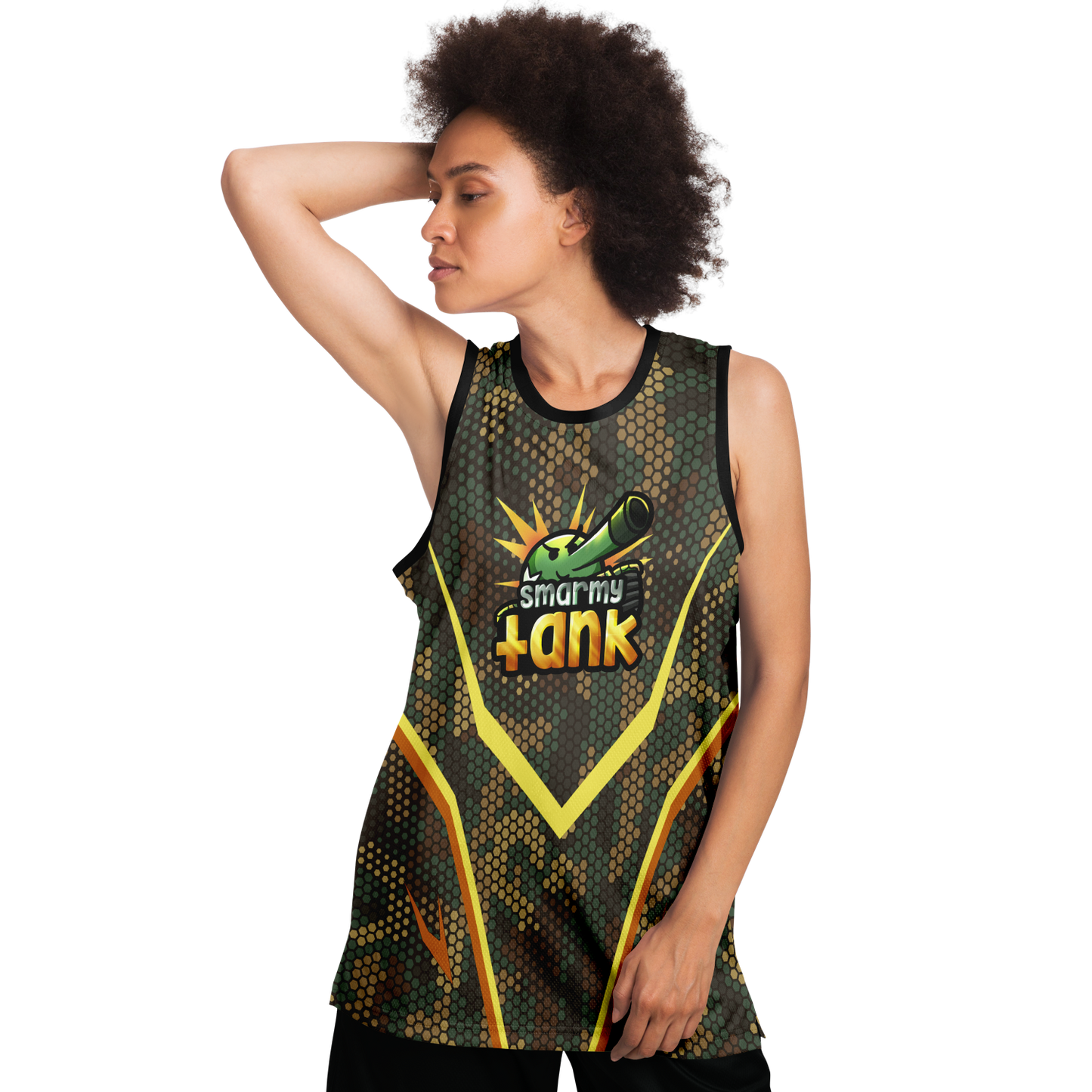 Smarmy Tank Basketball Jersey