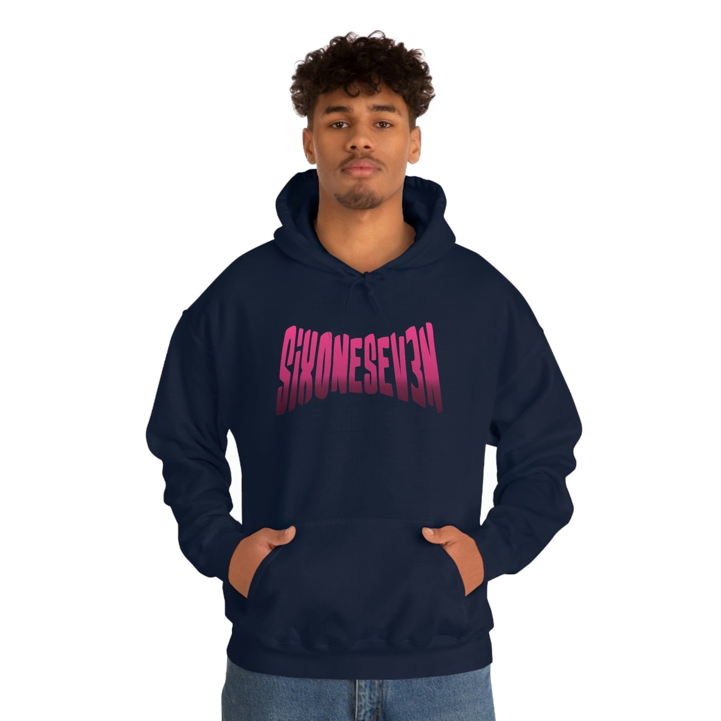 SixOneSev3n Text Unisex Hoodie