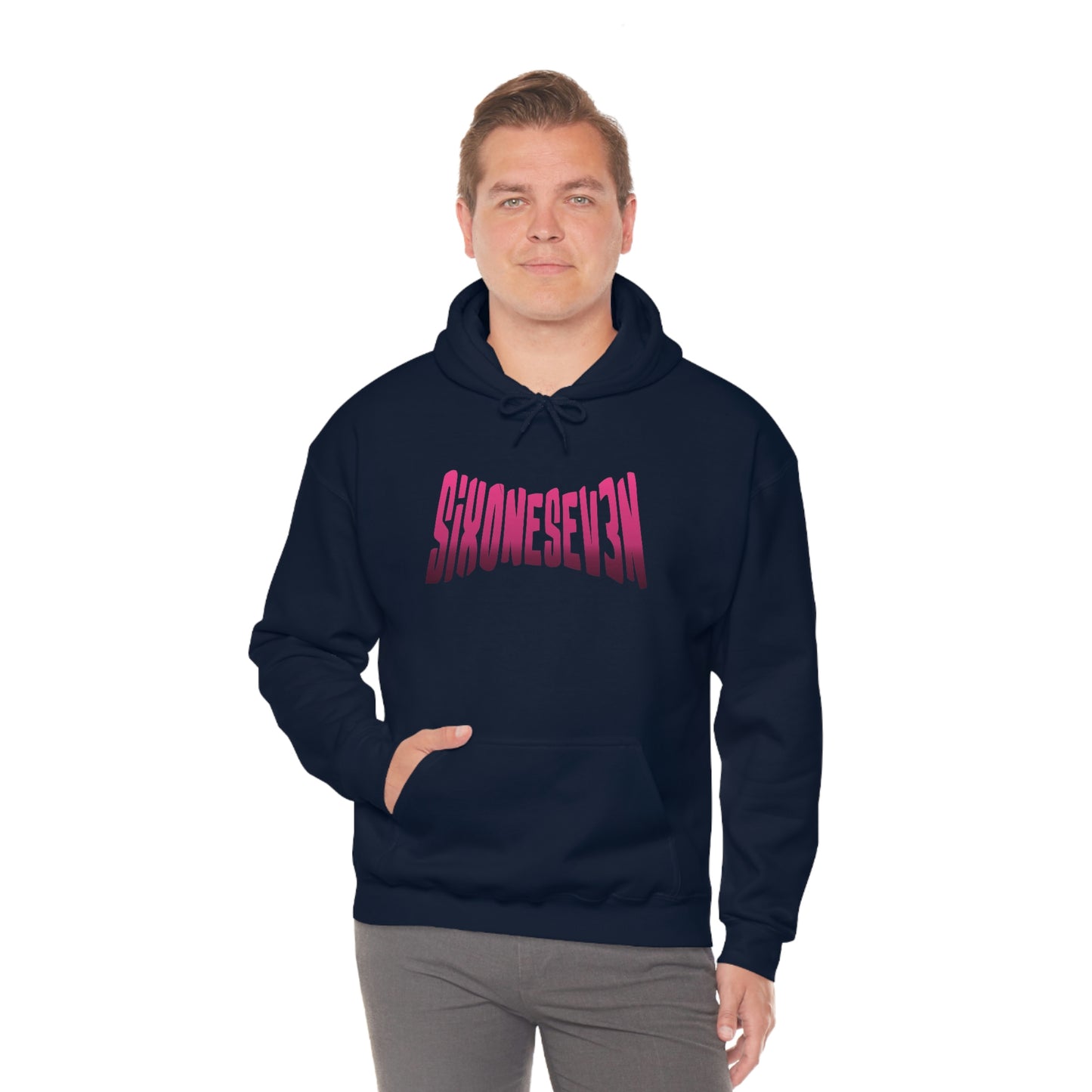 SixOneSev3n Text Unisex Hoodie