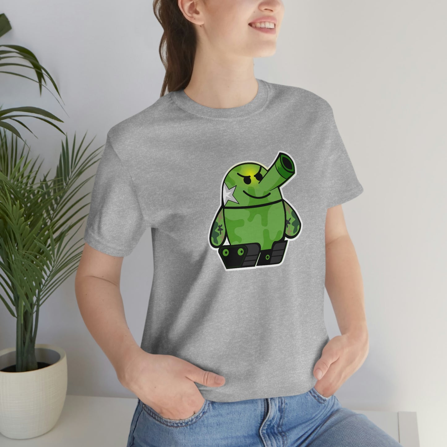 Smarmy Tank Cartoon Unisex T-shirt