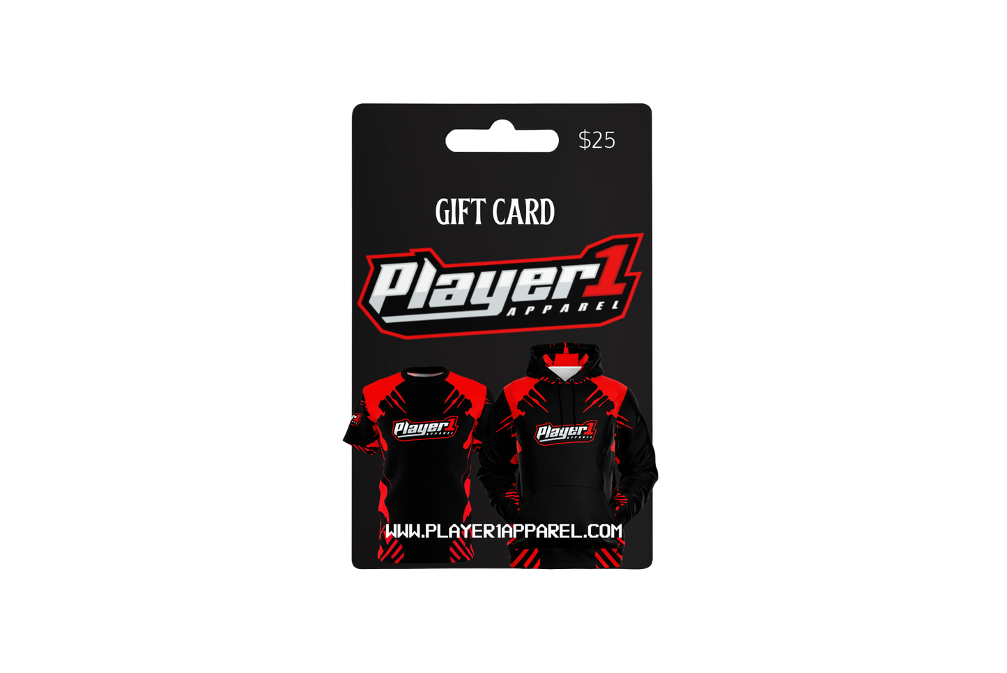 Player1Apparel $25 Gift Cards