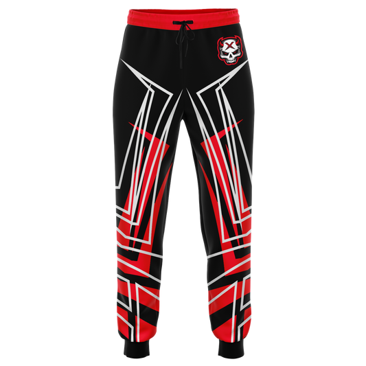 Red Bit Jogger Pants