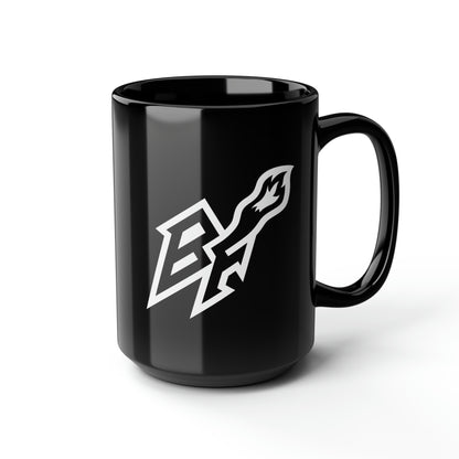 BlackFox Black Mug, 15oz