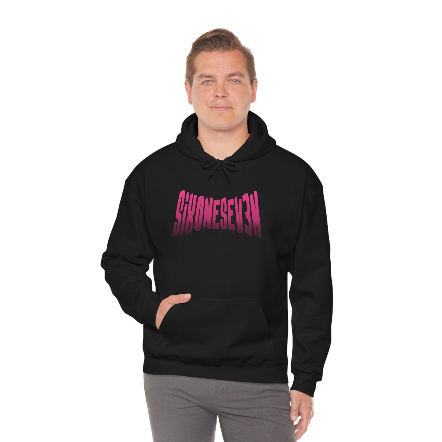 SixOneSev3n Text Unisex Hoodie