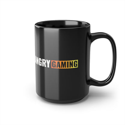 Angry Hub Black Mug, 15oz