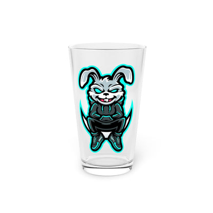 JakeForty Rabbit Pint Glass, 16oz