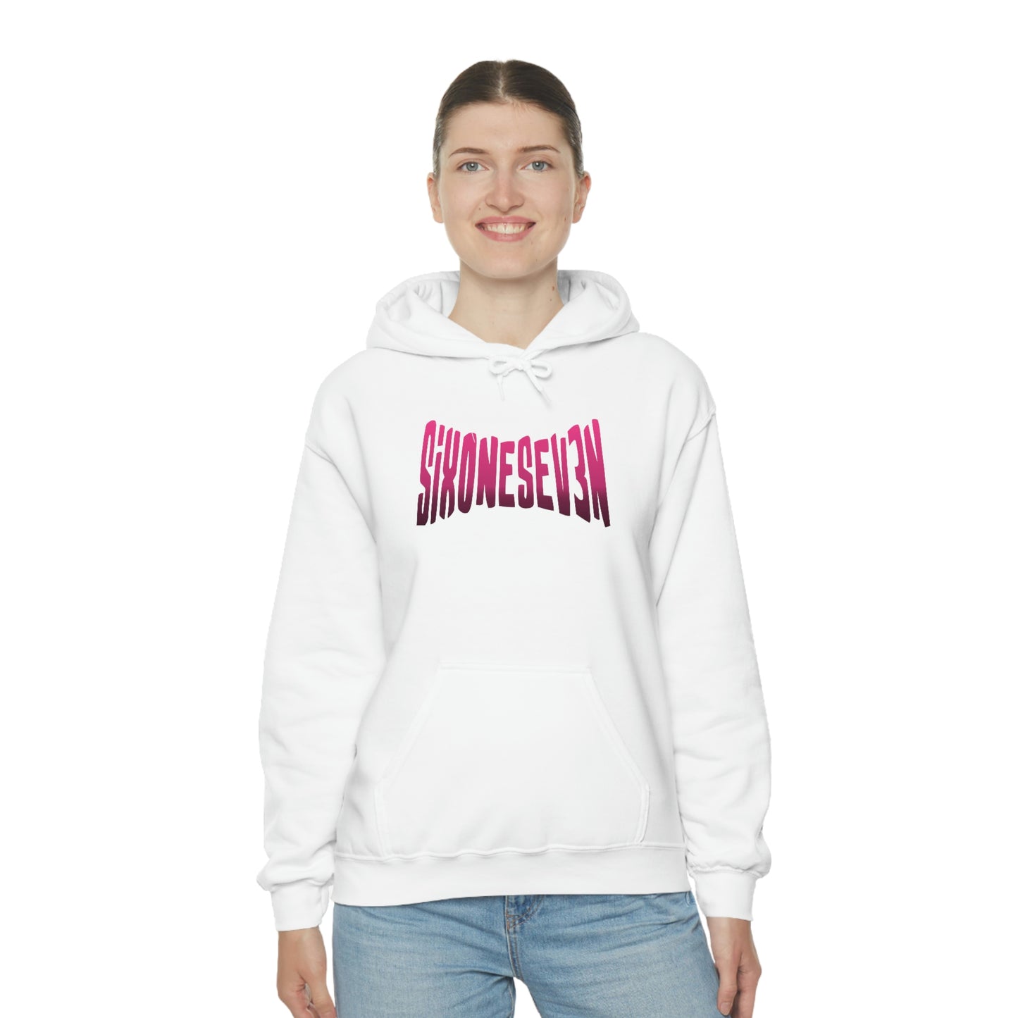 SixOneSev3n Text Unisex Hoodie