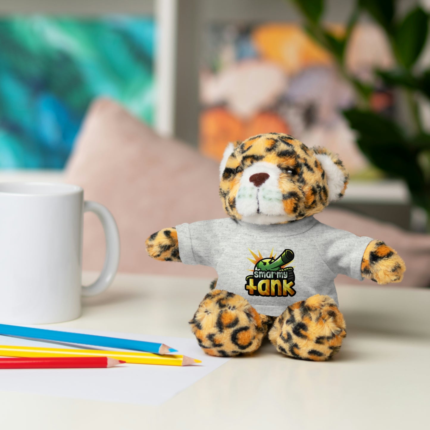 Smarmy Tank Stuffed Animals with Tee