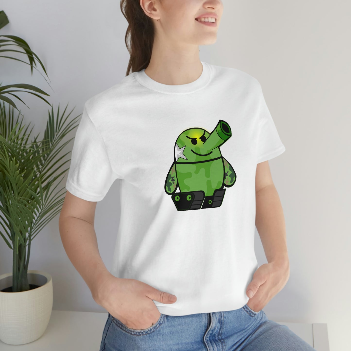 Smarmy Tank Cartoon Unisex T-shirt