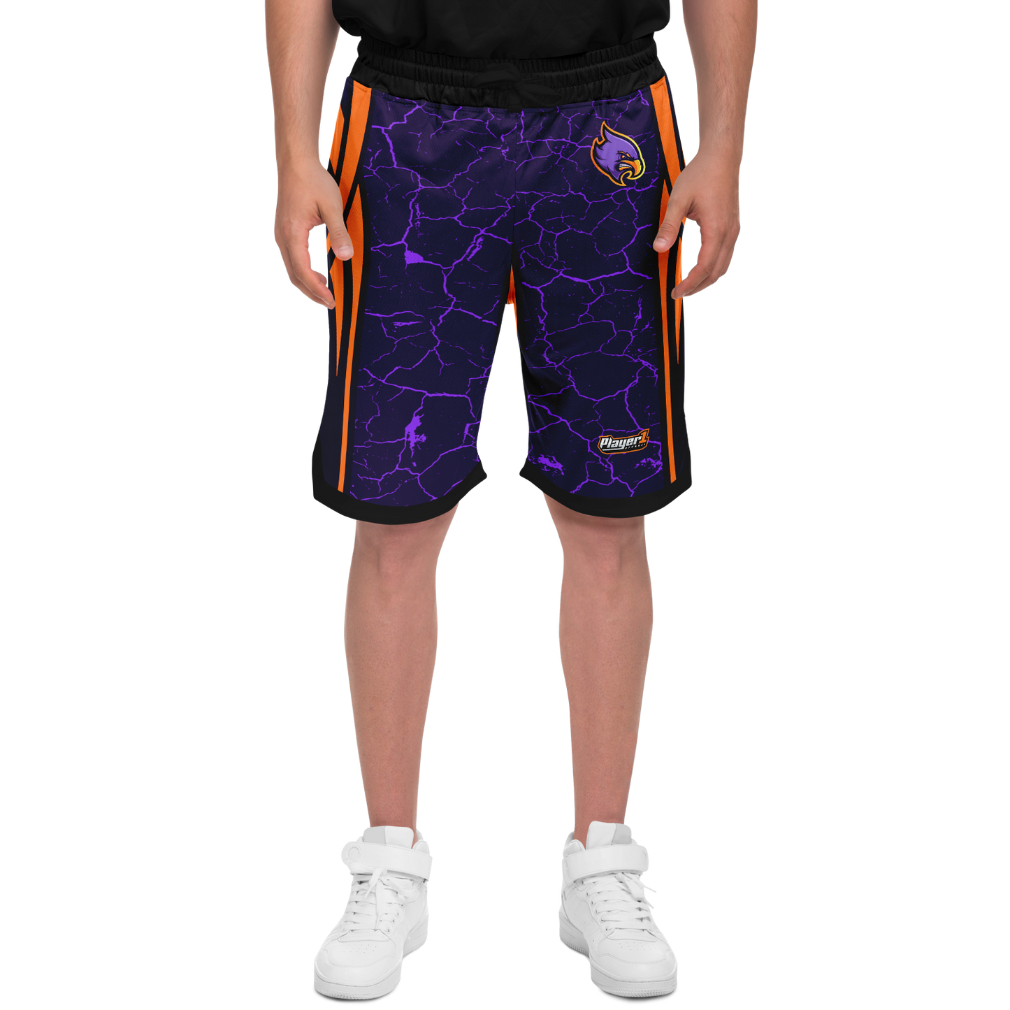 Angry Gaming Basketball Shorts