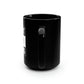 Straight Outta Crossing Black Mug, 15oz