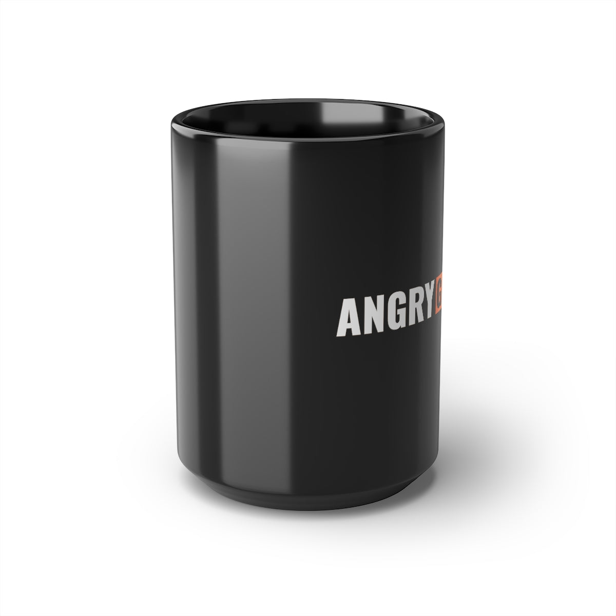 Angry Hub Black Mug, 15oz