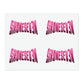 SixOneSev3n Text Sticker Sheets