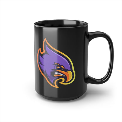 Angry Gaming Black Mug, 15oz