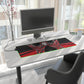 Red Bit LED Gaming Mouse Pad