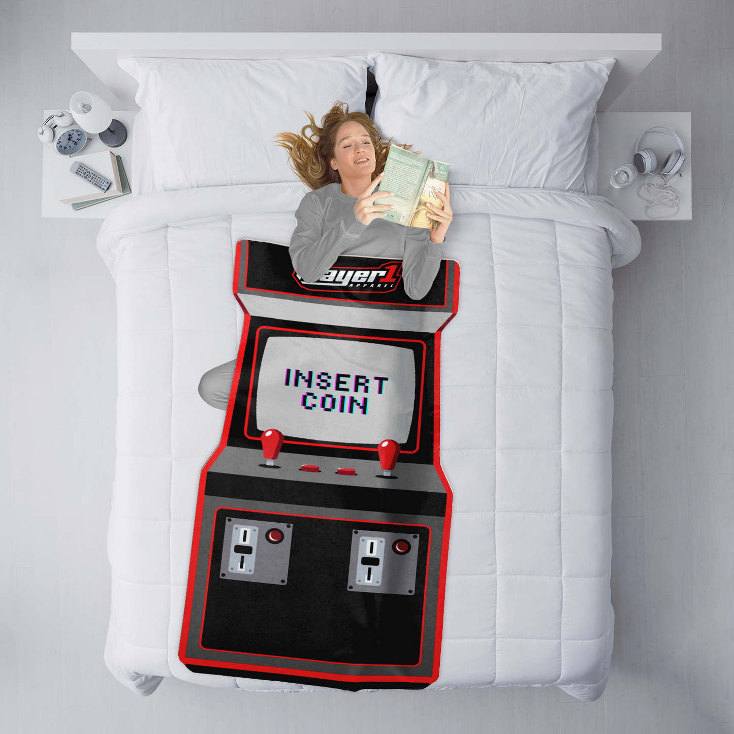 Player1Apparel Arcade Game Blanket