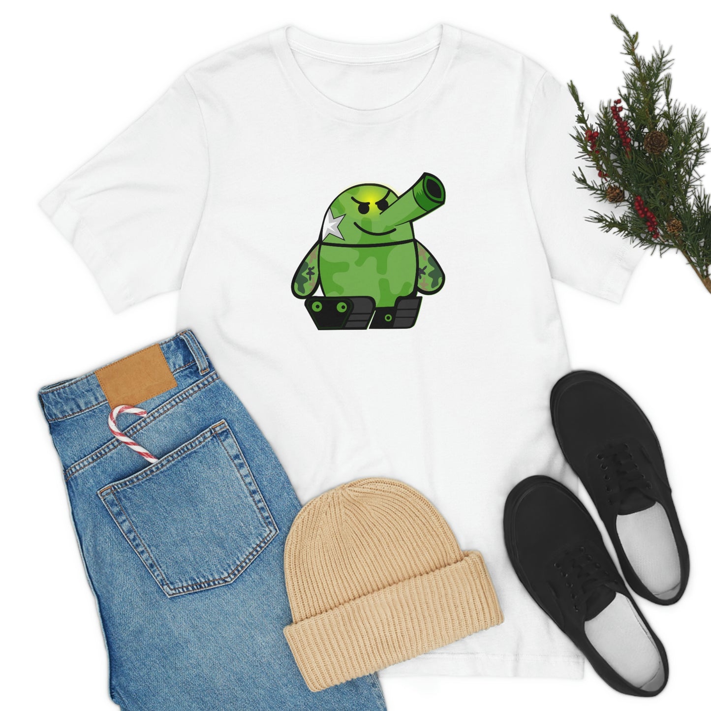 Smarmy Tank Cartoon Unisex T-shirt