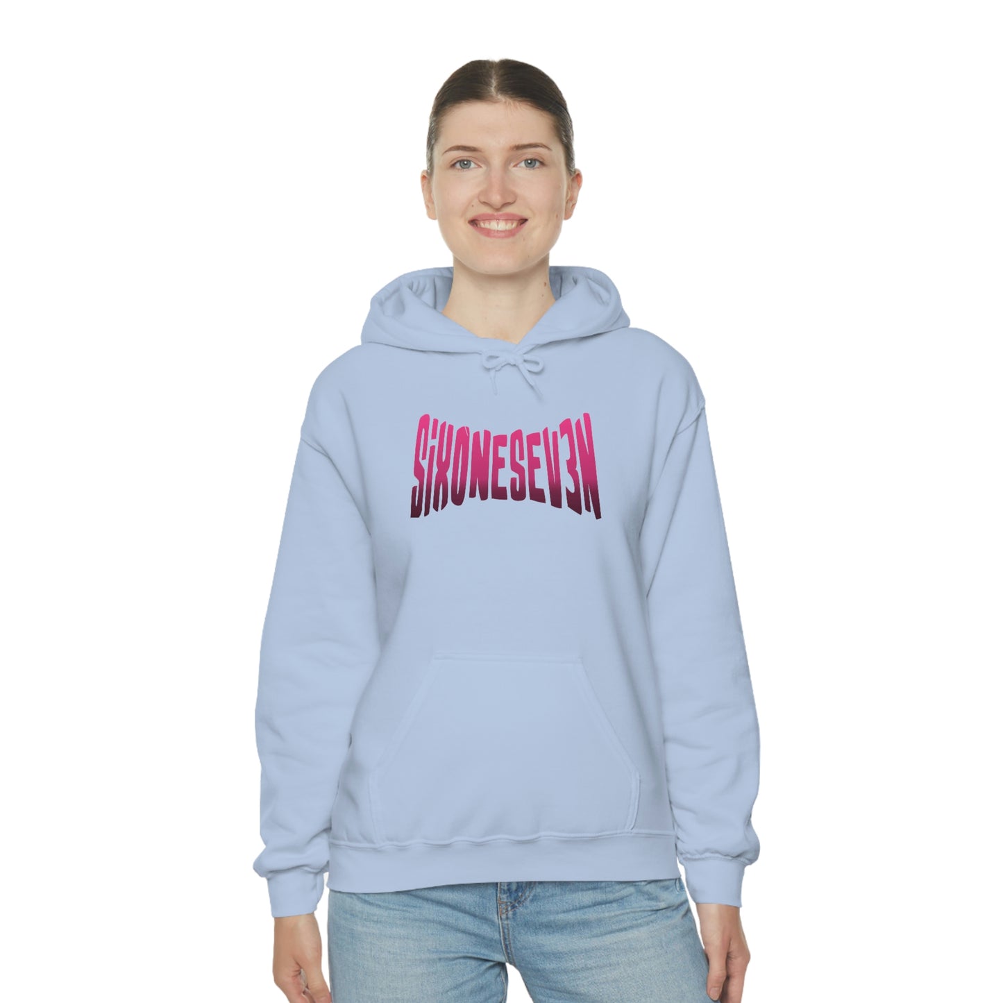 SixOneSev3n Text Unisex Hoodie