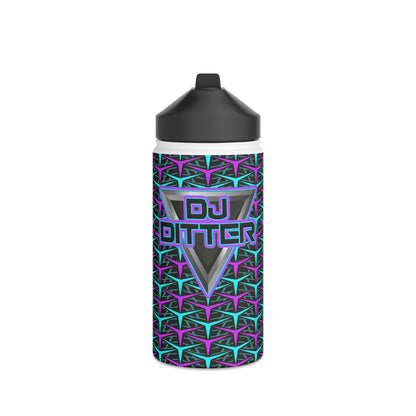 Dj Ditter Stainless Steel Water Bottle, Standard Lid