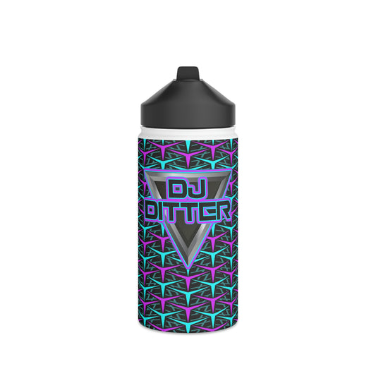 Dj Ditter Stainless Steel Water Bottle, Standard Lid