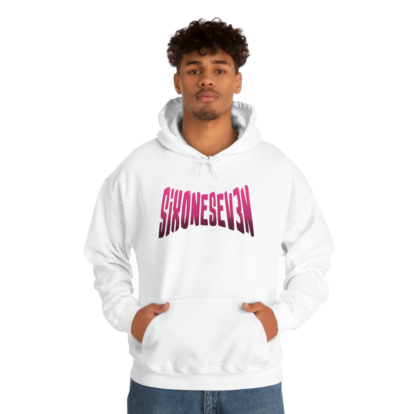 SixOneSev3n Text Unisex Hoodie
