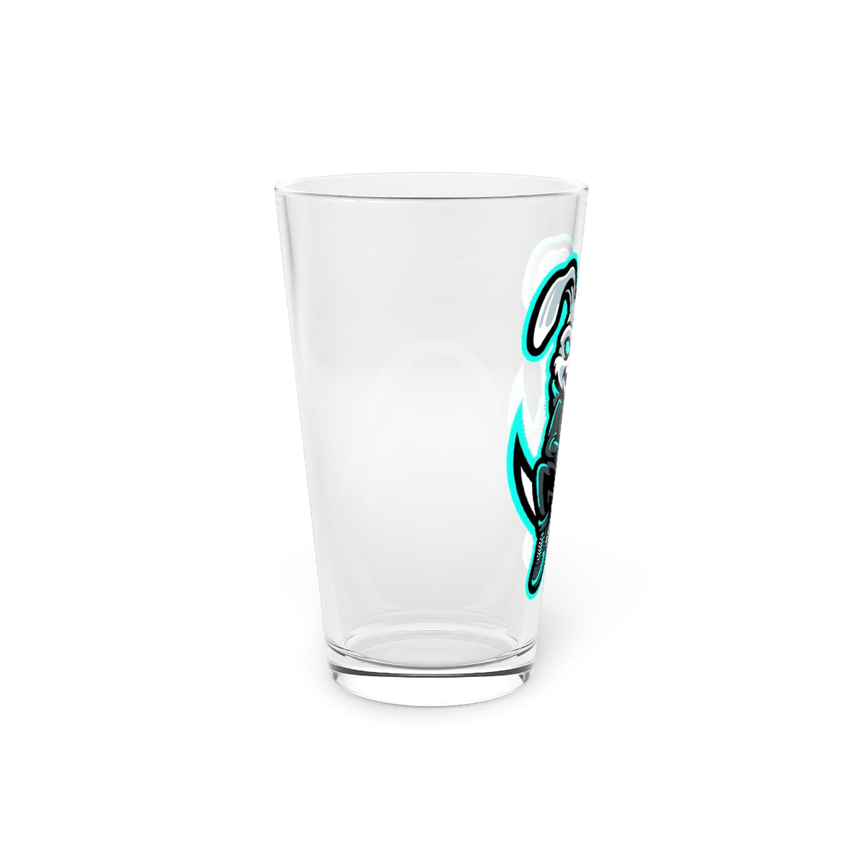 JakeForty Rabbit Pint Glass, 16oz